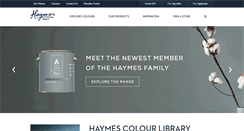 Desktop Screenshot of haymespaint.com.au